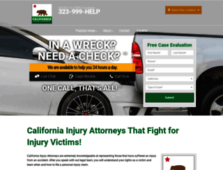 californiainjuryattorneys.com screenshot