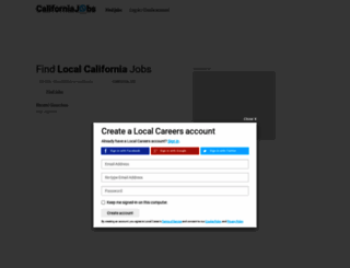 californiajobs.com screenshot