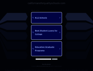 californiansforqualityschools.com screenshot