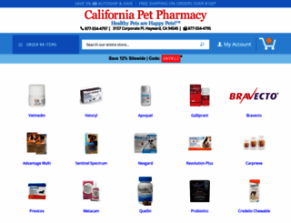 californiapetpharmacy.com screenshot