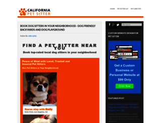 californiapetsitter.blogspot.com screenshot