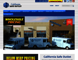 californiasafeoutlet.com screenshot