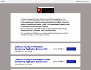 californiasocietyofprintmakers.submittable.com screenshot