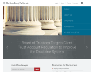 californiastatebar.com screenshot