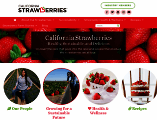 californiastrawberries.com screenshot