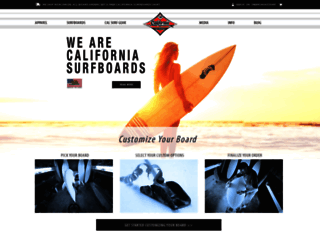 californiasurfboards.com screenshot