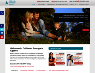 californiasurrogacy.org screenshot