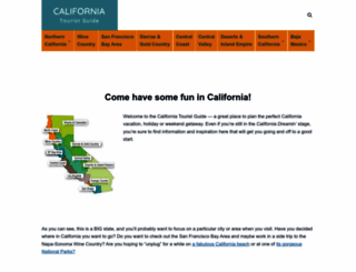 californiatouristguide.com screenshot
