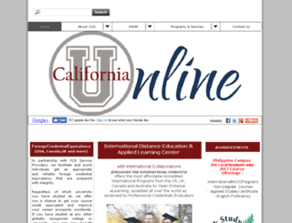 californiauonline.com screenshot