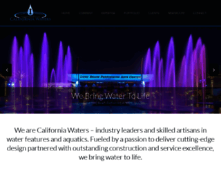 californiawaters.com screenshot