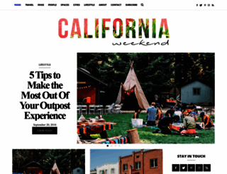californiaweekendmag.com screenshot