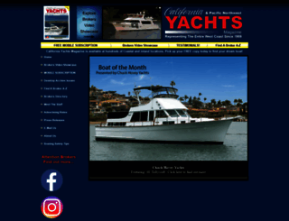 californiayachts.com screenshot