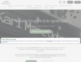 caligraf.fr screenshot