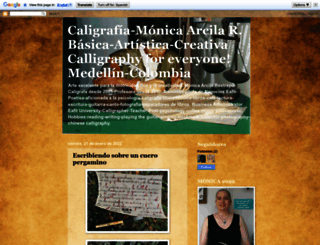 caligrafiamonica.blogspot.com screenshot