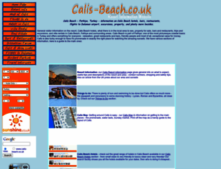 calis-beach.co.uk screenshot