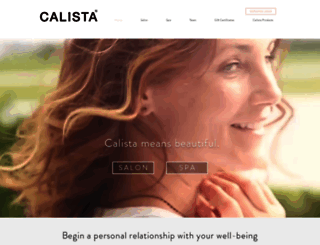 calistasalonandspa.com screenshot