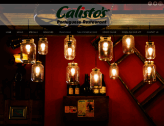 calistos.co.za screenshot