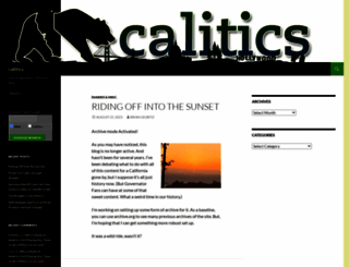 calitics.com screenshot
