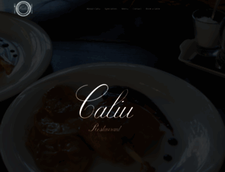 caliurestaurant.com screenshot