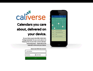 caliverse.com screenshot