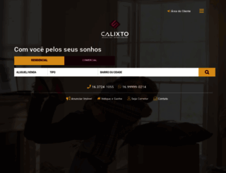 calixtoimoveis.com.br screenshot