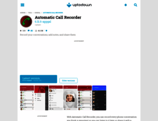 call-recorder-automatic.en.uptodown.com screenshot