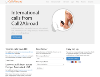 call2abroad.com screenshot