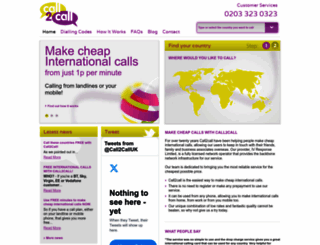 call2call.co.uk screenshot