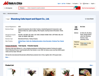 callaflower.en.made-in-china.com screenshot