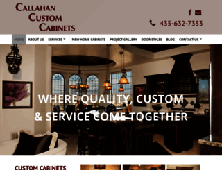 callahancustomcabinets.com screenshot
