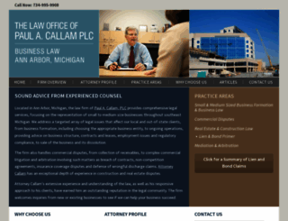 callamlaw.com screenshot