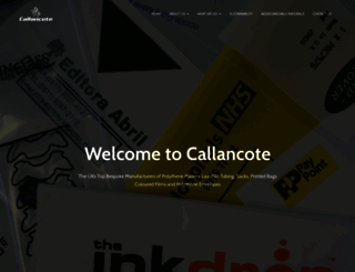 callancote.co.uk screenshot
