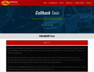 callbacktaxis.co.uk screenshot