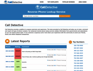 calldetective.net screenshot