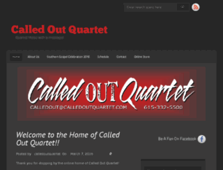 calledoutquartet.com screenshot
