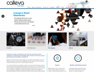 calleva-nutrition.com screenshot