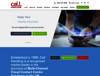 callhandling.co.uk screenshot