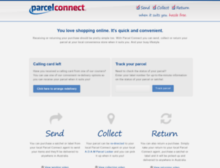 callingcard.parcelconnect.com.au screenshot