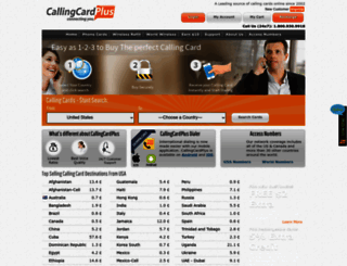 callingcardplus.com screenshot