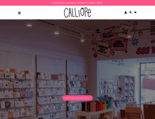 calliopepaperie.com screenshot