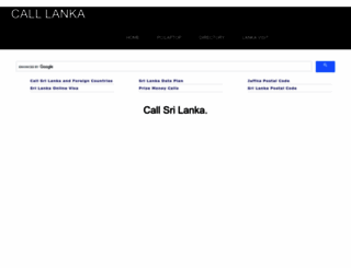 calllanka.com screenshot
