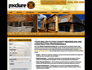 callmcclure.com screenshot
