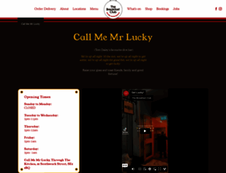 callmemrlucky.com screenshot