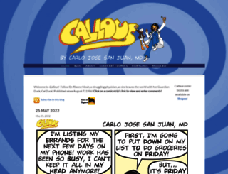 callouscomics.com screenshot