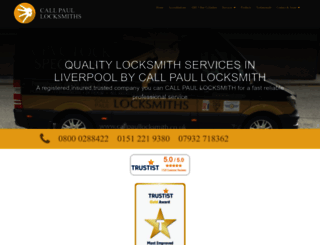 callpaullocksmith.co.uk screenshot
