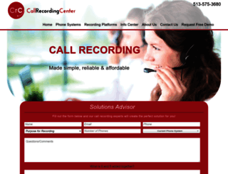 callrecordingcenter.com screenshot