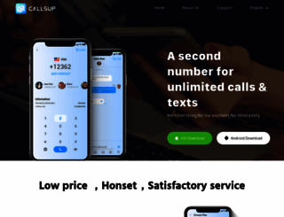 callsup.com screenshot