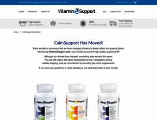 calmsupport.com screenshot