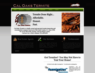 caloakstermite.com screenshot
