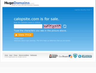 calopsite.com screenshot